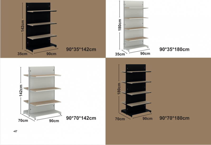 Силни дървени рафтове